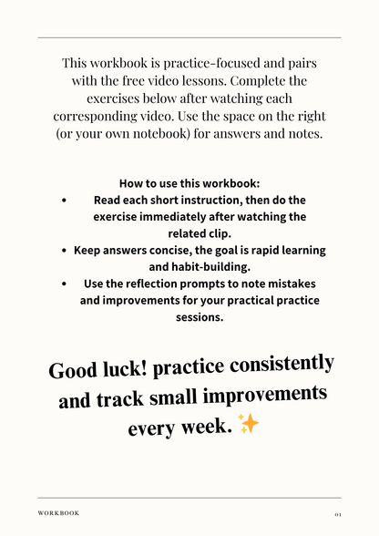 Lash Mastery Essentials: Digital Workbook + Training Manual (Module 2; chapters 3-4)